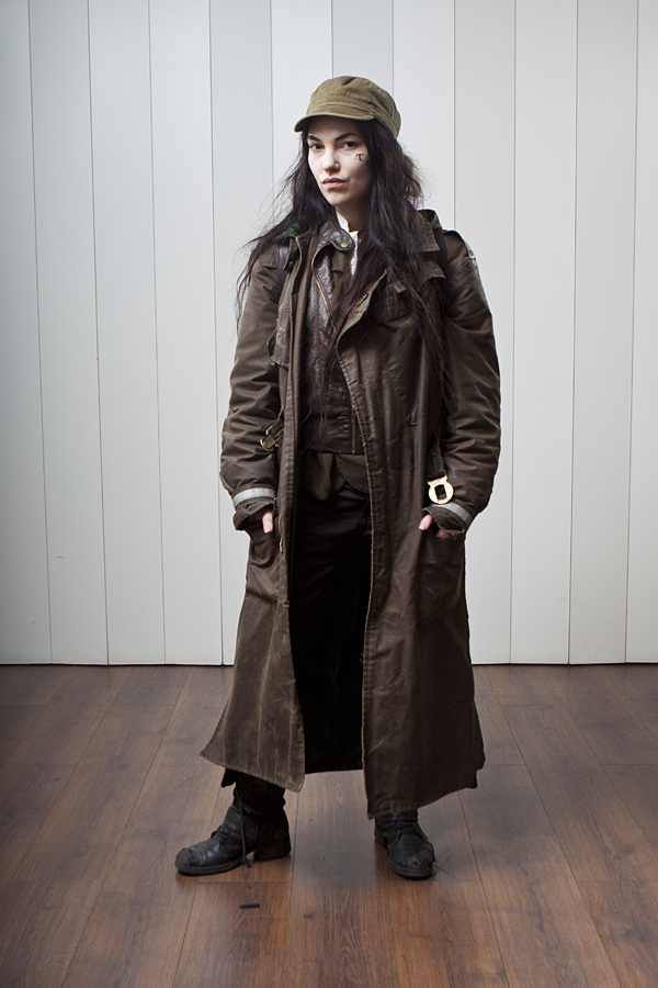 Gunner’s Trenchcoat modeled by Adriana in 2013.